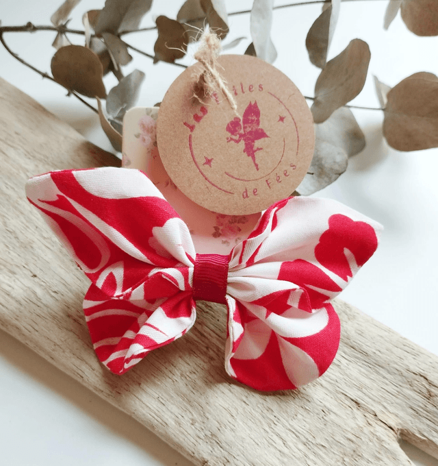 Barrette Papillon - Coconut
