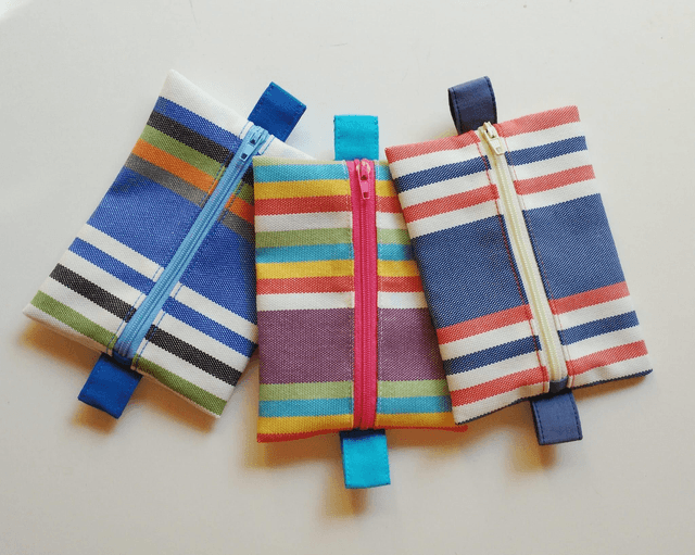 Mini Trousse - Bayadère Marine