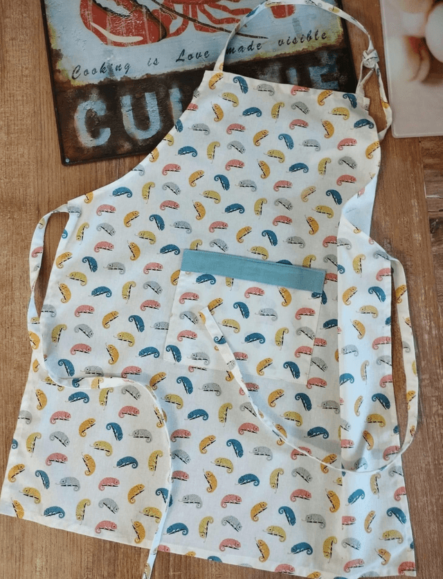Tablier de Cuisine Enfant - Caméléon junior