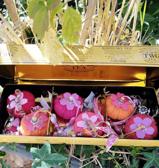 Mini - Citrouille "accroche tout" - Fraise des bois